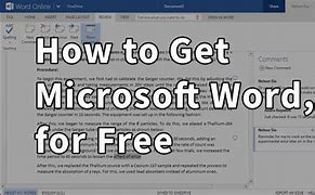 Image result for How to Get Free Word On Laptop