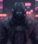 Image result for Cyberpunk Robot Jacked In