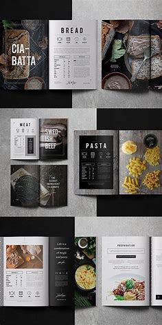 diseño editorial | Plantillas de libros de recetas, Diseño de libro de cocina, Plantilla de libro de cocina