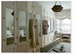 Image result for Antique Mirrored Closet Doors