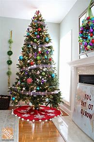 Image result for Coloured Christmas Tree