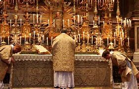 Image result for Pope Benedict Traditional Latin Mass