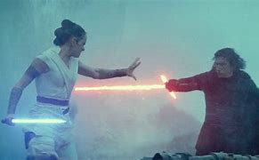Image result for Star Wars Rey and Kylo Fighting