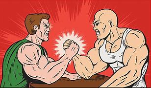Image result for Cartoon Guys Wrestling