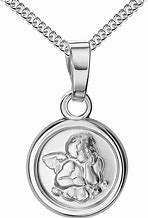 Image result for Guardian Angel Necklace with Engraved