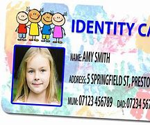 Image result for Kids ID Card