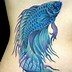 Image result for Betta Fish Tattoo Outline
