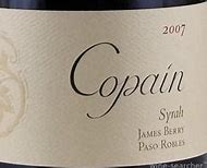 Image result for Copain Syrah James Berry