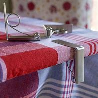 Image result for Tablecloth Clips for Bevelled Edge