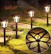 Image result for Solar Powered Pathway Lights