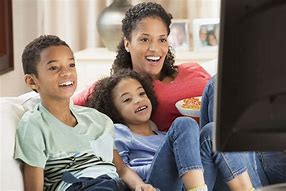 Image result for Family Watching TV