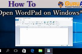 Image result for Open WordPad Document