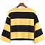 Image result for Yellow and Black Striped Sweater