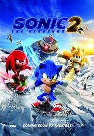 Image result for Photo of Sonic the Hedgehog 2 Movie Cover