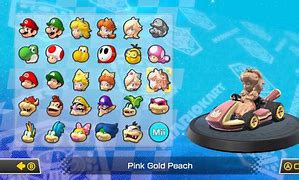 Image result for Pink Gold Peach Mario Kart 8