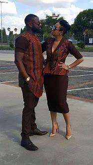 Image result for African Couple Matching Attire