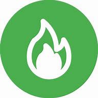 Image result for White Fire Icon