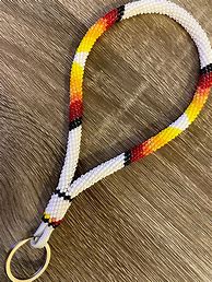 Image result for bead keychains lanyard