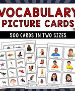 Image result for Vocabulary Cards Sample