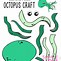 Image result for Octopus Craft Outline