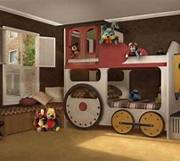 Image result for Kids Train Bed