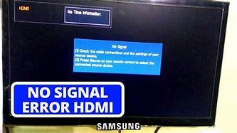 Image result for Samsung Smart TV No Signal