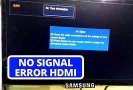 Image result for Samsung TV HDMI 2 No Signal