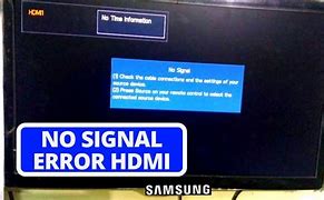 Image result for HDMI 1 No Signal Samsung TV