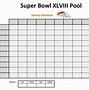 Image result for Template for Football Squares