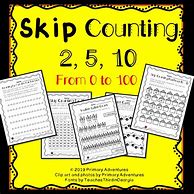 Image result for Free Worksheet Counting Sets 2s 5S 10s