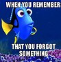 Image result for Did You Remember Meme