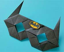Image result for How to Make Batman Origami Helmet for Kids Print Out