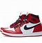 Image result for Air Jordan 1 Red and White