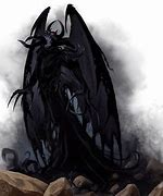 Image result for Demon with Black Eyes White Face