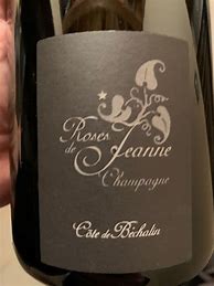 Image result for Roses Jeanne Cedric Bouchard Champagne Blanc Noirs Cote Bechalin