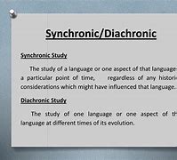 Image result for Synchronic Linguistics