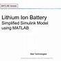 Image result for Simple Battery Model