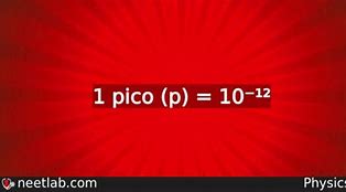 Image result for Pico SI Unit