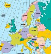 Image result for Map of the World Europe