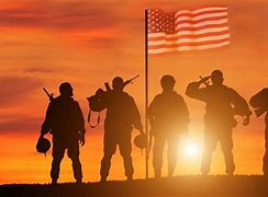 Image result for Army Soldier with American Flag