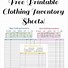 Image result for Free Printable Fabric Inventory