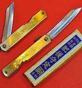 Image result for Japanese Folding Knife with Crossguard