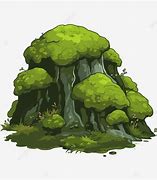 Image result for Cartoon Moss No Background