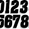 Image result for Vintage Race Car Number Fonts