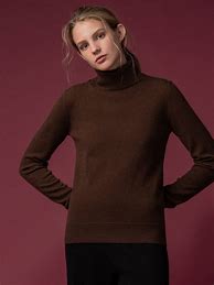 Image result for Brown Turtleneck Sweater