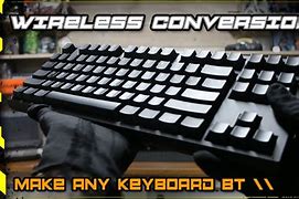 Image result for Wired Keyboard into Wireless