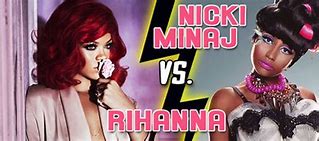 Image result for Rihanna Meeting Nicki Minaj