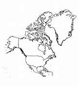 Image result for Simple Outline of North America