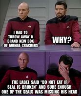 Image result for Star Trek Picard and Riker Meme