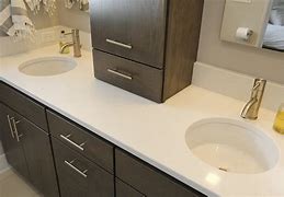 Image result for Quartz Bathroom Countertops with Sink